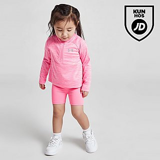 Under Armour Girls' Tech 1/4 Zip Top/Shorts Set Infant