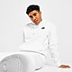 Hvid/Sort Nike Sportswear Club Fleece Pullover Hættetrøje Herre