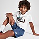 Hvid The North Face T-Shirt/Shorts Set Children