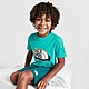Blå The North Face T-Shirt/Shorts Set Children