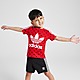Rød adidas Originals Mono All Over Print T-Shirt/Shorts Set Infant