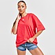 Rød adidas Originals Essential Boyfriend T-Shirt Dame