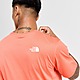 Orange The North Face Simple Dome T-Shirt Herre