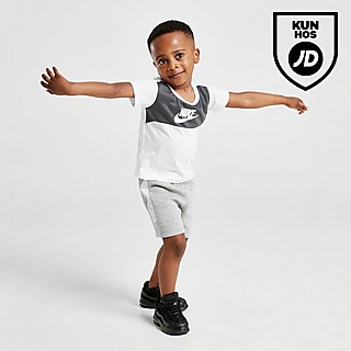 Nike Hybrid Colour Block T-Shirt/Shorts Sæt Småbørn