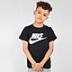 Sort Nike Futura Logo T-Shirt Børn