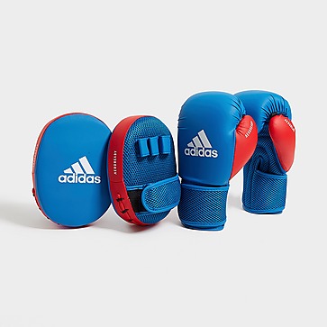 adidas Boxing Gloves & Focus Mitts Set Kids