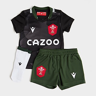 Macron Welsh Rugby Union 2021/22 Away Kit Infant