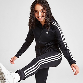 adidas Girls' Badge Of Sport Full Zip Poly Suit Junior