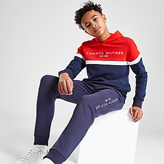 Tommy Hilfiger Colour Block Essential Hooded Tracksuit Junior