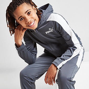 PUMA Poly Hooded Tracksuit Junior