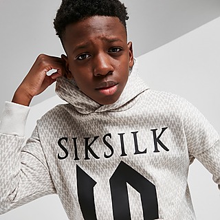 SikSilk x Messi Monogram All Over Print Hoodie Junior
