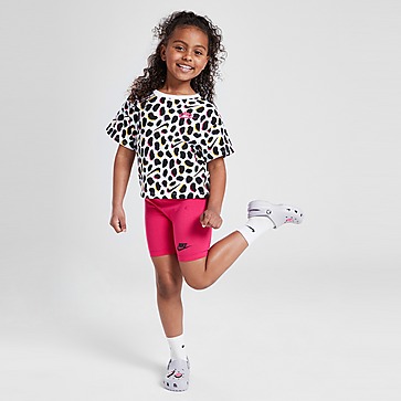 Nike Girls' Print T-Shirt & Cycle Shorts Set Children
