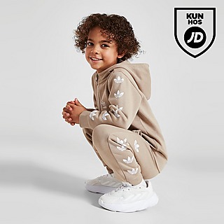 adidas Originals Repeat Trefoil 1/4 Zip Hoodie Tracksuit Children