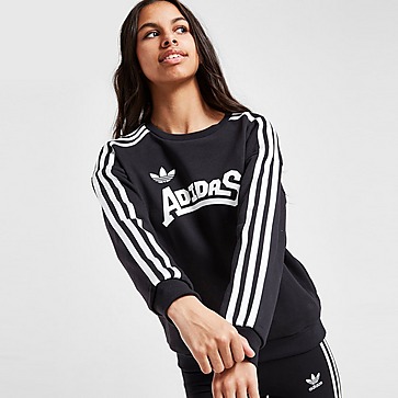 adidas Originals Girls' Graphic Crew Sweatshirt Junior