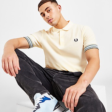 Fred Perry Striped Cuff Polo Shirt