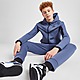Blå/Mørkeblå Nike Tech Fleece Hættetrøje Junior