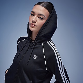 adidas Originals 3-Stripes Full Zip Hættetrøje Dame