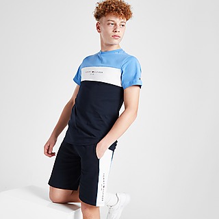 Tommy Hilfiger Colour Block T-Shirt/Shorts Set Junior