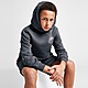 Grå Nike Club Fleece Overhead Hættetrøje Junior