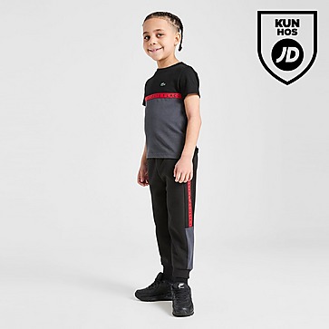 Lacoste Colour Block Tape Fleece Joggers Children