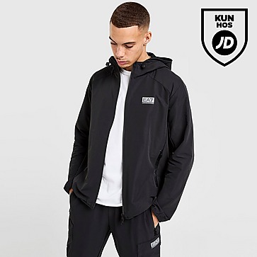 Ea7 Emporio Armani Reflective Woven Full Zip Hoodie