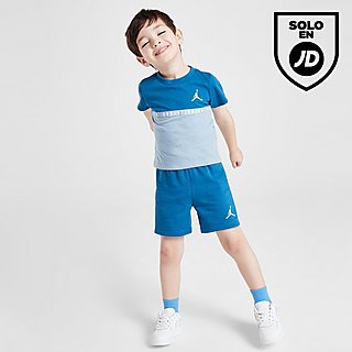 Jordan Conjunto de camiseta y pantalón corto Colour Block Tape para bebé