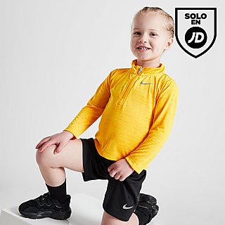 Nike Conjunto de pantalón corto y camiseta 1/4 Zip Pacer para bebé