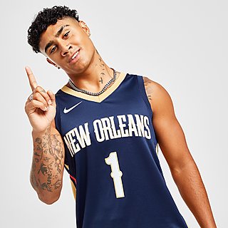 Nike NBA Hornets - Azul - Camiseta Baloncesto Hombre