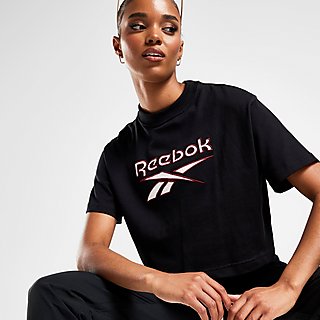 Reebok camiseta reebok classics cropped big logo