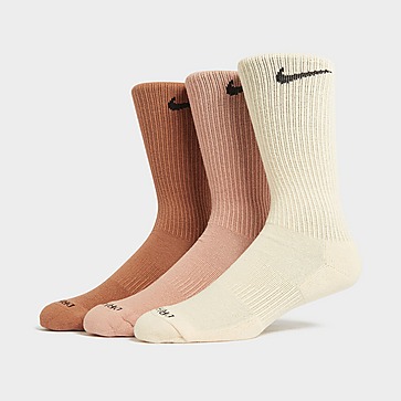 Nike Calcetines Cushioned Crew Everyday Plus (paquete de 3)
