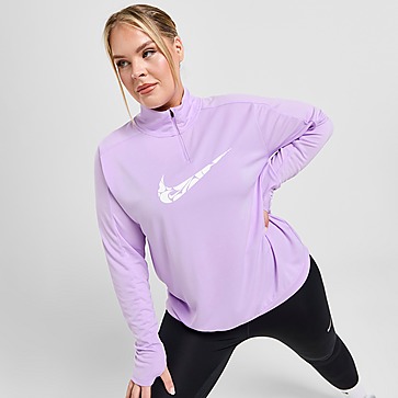 Nike Camiseta Swoosh 1/4 Cremallera Plus Size
