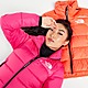 Rosa The North Face chaqueta Logo Padded