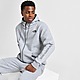 Gris The North Face Linear Logo Full-Zip Hoodie