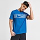 Azul Nike Miler Flash Camiseta de running Dri-FIT UV de manga corta