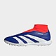 Azul/Blanco/Rojo adidas Predator League Laceless Turf Boots