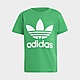 Verde adidas Camiseta Adicolor Trefoil