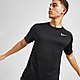 Negro Nike Miler Short Sleeve T-Shirt