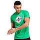 Verde Official Team Camiseta de escudo de Irlanda del Norte