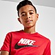 Rojo/Negro Nike camiseta Futura Icon  júnior