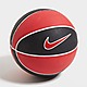 Negro/Rojo Nike balón de baloncesto Swoosh Skills