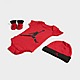 Rojo/Negro Jordan Conjunto de 3 piezas Jumpman para bebé