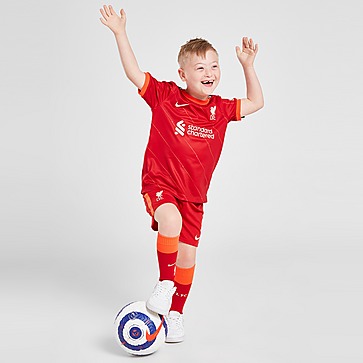 Nike conjunto Liverpool FC 2021/22 1. ª equipación infantil