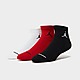 Negro/Rojo/Blanco Jordan pack de 3 calcetines Drift Low Quarter