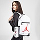 Blanco Jordan mochila con estuche