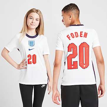 Nike England 2020 Foden #20 Home Shirt Junior