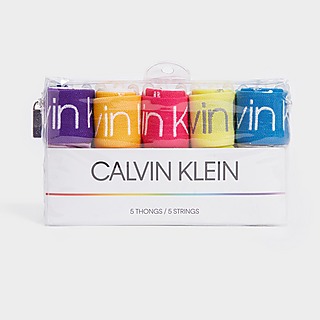 Calvin Klein Underwear 5 Pack Tape Thongs