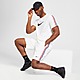 Blanco Nike Tape Shorts