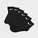 Negro Nike Calcetines 6 Pack Ankle infantil