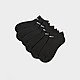 Negro Nike Calcetines 6-Pack Invisible para niño