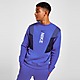 Azul Nike Hybrid Fleece sudadera